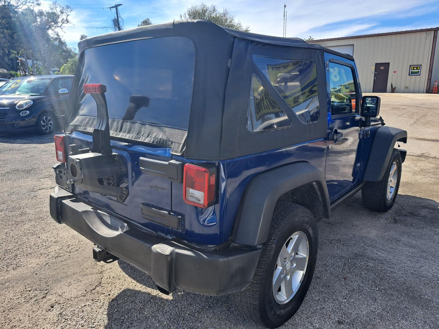 2008 Blue /BLACK Jeep Wrangler Rubicon (1J4GA64118L) with an 3.8L V6 OHV 12V engine, located at 1181 Aurora Rd, Melbourne, FL, 32935, (321) 241-1100, 28.132914, -80.639175 - Photo#1